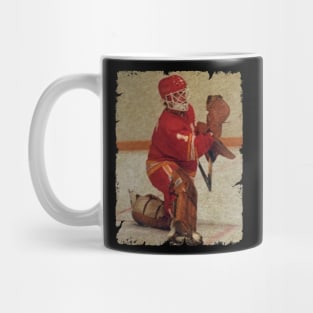 Pat Riggin, 1982 in Atlanta Calgary Flames (3.89 GAA) Mug